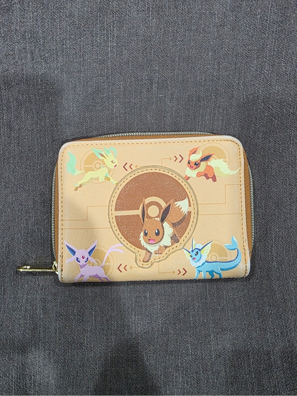 🤍🤎Gotta Catch 'Em All! Loungefly Pokémon Eevee & Eeveelution Wallet